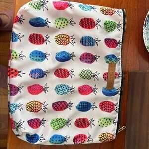 Colorful Pineapple Print Pouch